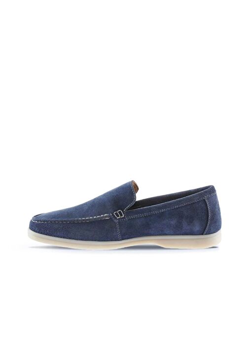 Bueno Shoes Mavi Süet Erkek Loafer 05ms102 - Görsel 5