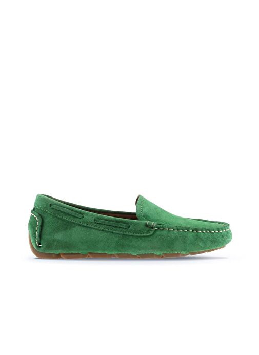 Bueno Shoes Yeşil Süet Kadın Loafer 05ws230 - Görsel 3
