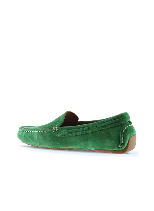 Bueno Shoes Yeşil Süet Kadın Loafer 05ws230 - Görsel 6