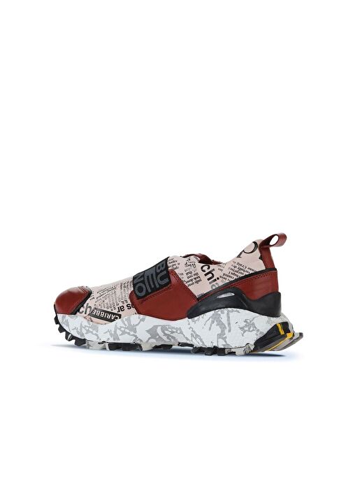 Bueno Shoes Bordo Deri Kadın Spor Ayakkabı 01wr2109 - Görsel 6