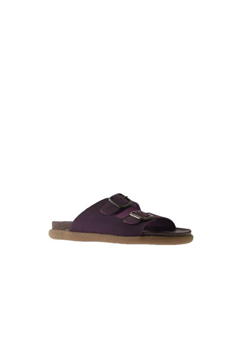 Bueno Shoes Mor Nubuk Kadın Düz Terlik 01ws11001 - Görsel 4