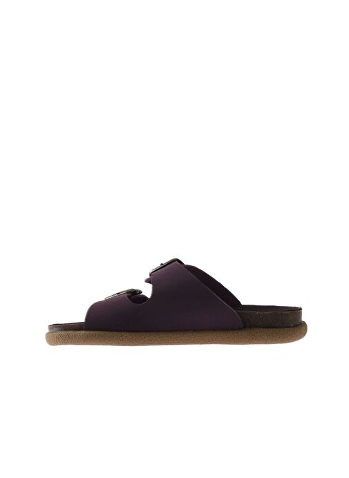 Bueno Shoes Mor Nubuk Kadın Düz Terlik 01ws11001 - Görsel 5