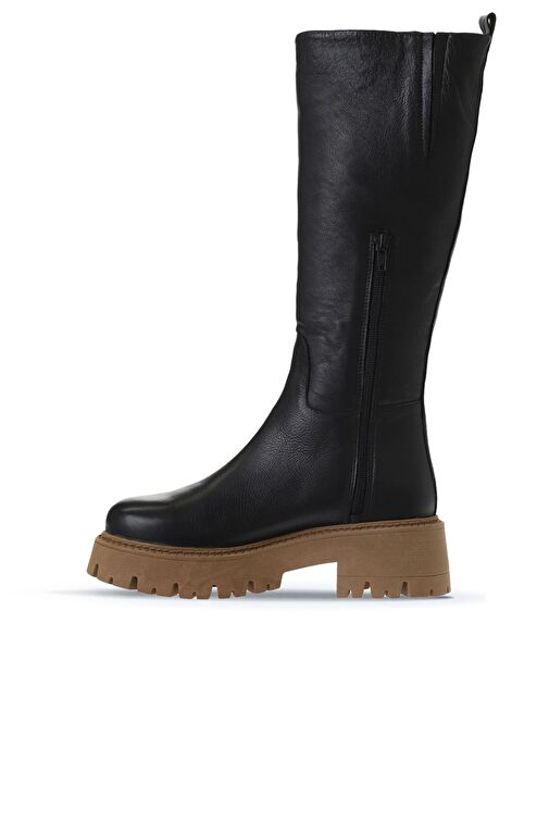 Bueno Shoes Siyah Deri Kadın Çizme 01wv3109 - Görsel 3