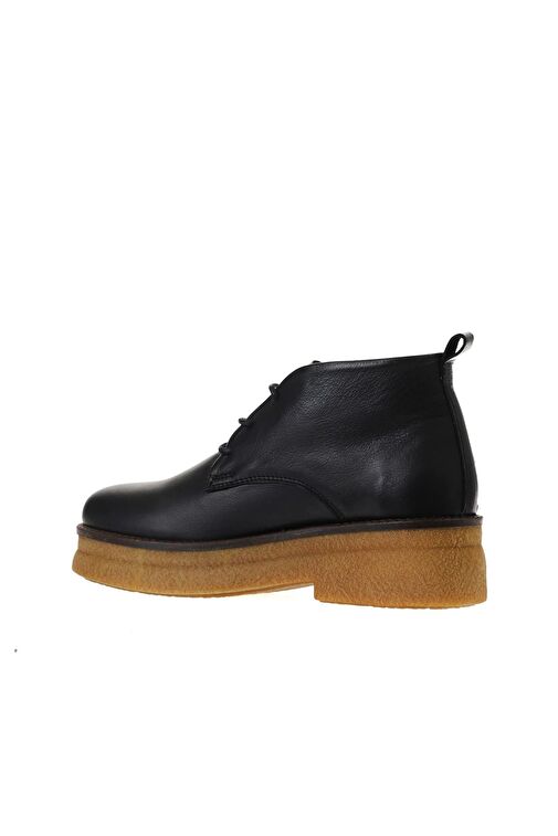 Bueno Shoes Siyah Deri Kadın Düz Bot 01wv0200 - Görsel 6