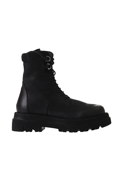 Bueno Shoes Siyah Nubuk Kadın Dolgu Topuklu Bot 01wv1000 - Görsel 2