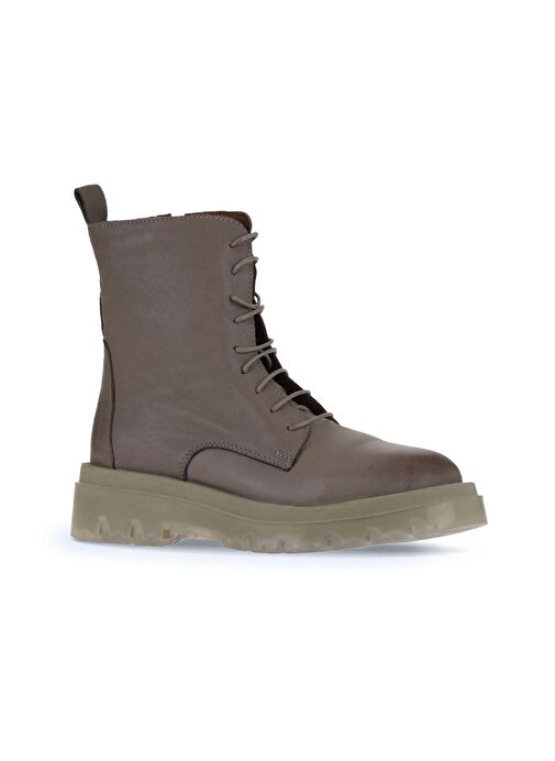 Bueno Shoes Vizon Açık Deri Kadın Düz Bot 01wv1500 - Görsel 3