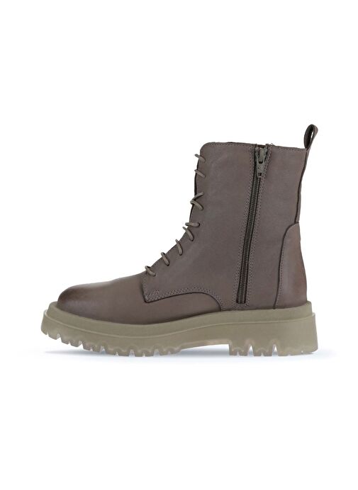 Bueno Shoes Vizon Açık Deri Kadın Düz Bot 01wv1500 - Görsel 4