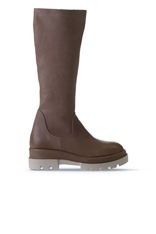 Bueno Shoes Vizon Deri Kadın Çizme 01wv2906 - Görsel 2