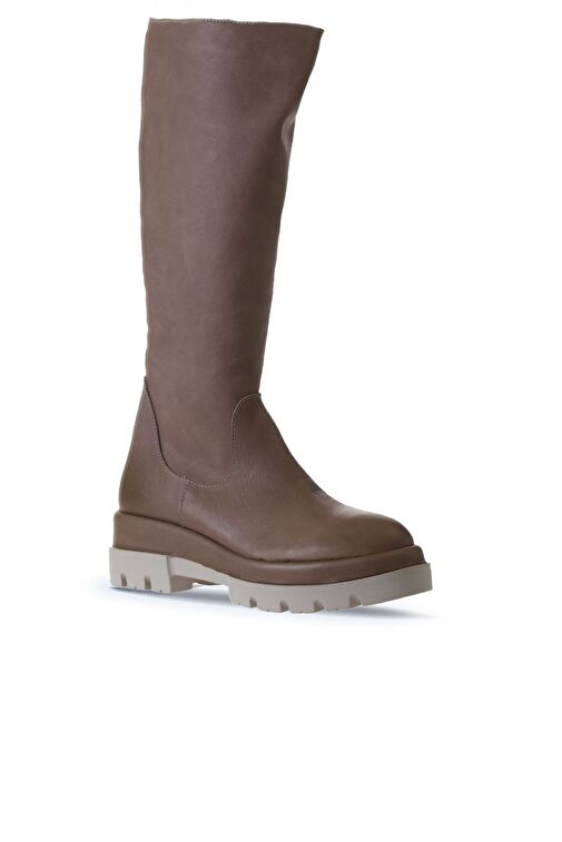 Bueno Shoes Vizon Deri Kadın Çizme 01wv2906 - Görsel 4