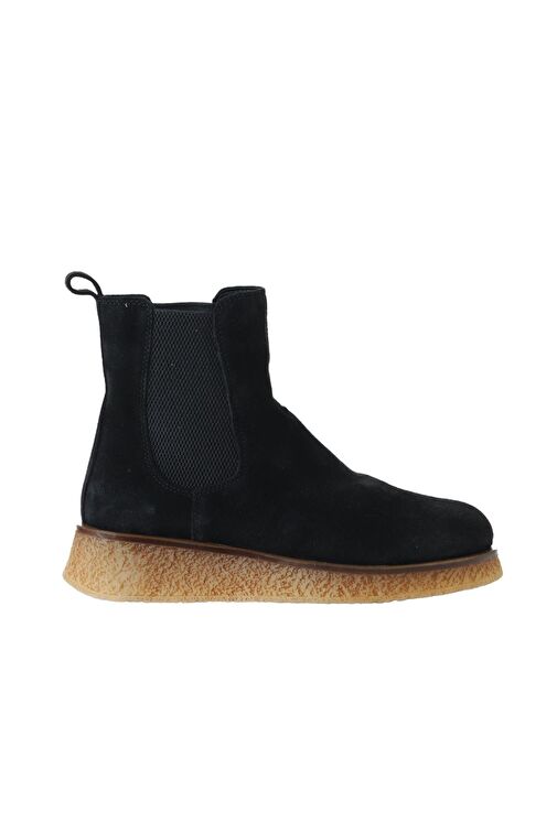 Bueno Shoes Siyah Süet Kadın Düz Bot 01wv5203 - Görsel 2
