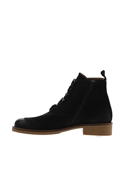 Bueno Shoes Siyah Nubuk Kadın Düz Bot 01wv6002 - Görsel 4