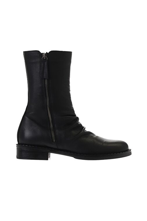 Bueno Shoes Siyah Deri Kadın Düz Bot 01wv6009 - Görsel 2