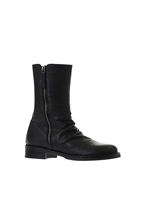 Bueno Shoes Siyah Deri Kadın Düz Bot 01wv6009 - Görsel 3