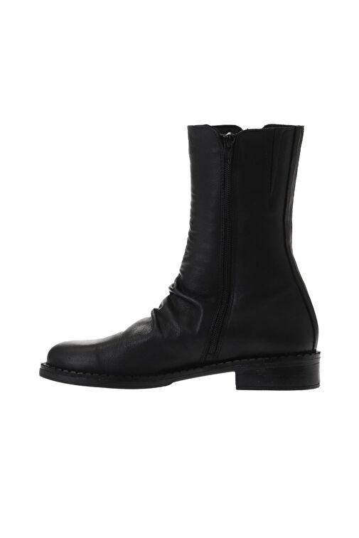 Bueno Shoes Siyah Deri Kadın Düz Bot 01wv6009 - Görsel 4