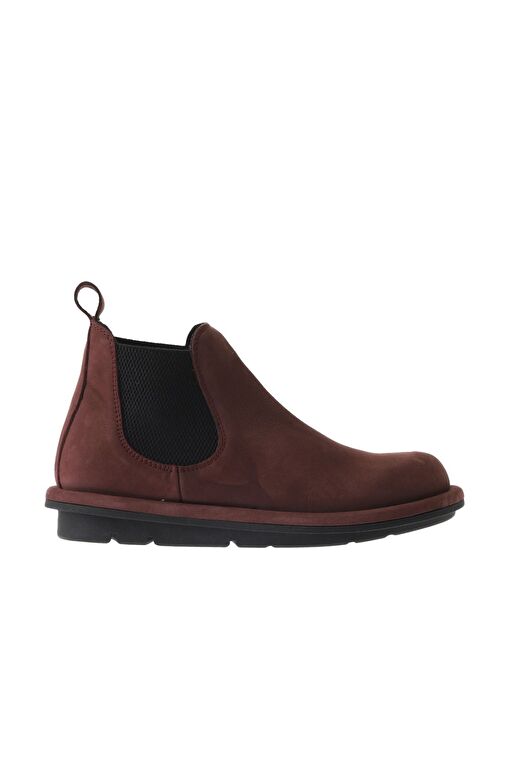 Bueno Shoes Bordo Koyu Nubuk Kadın Düz Bot 01wv7500 - Görsel 3