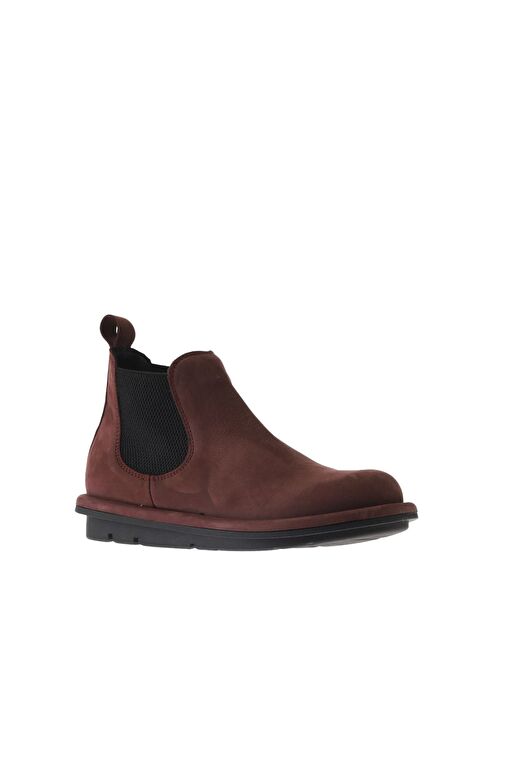 Bueno Shoes Bordo Koyu Nubuk Kadın Düz Bot 01wv7500 - Görsel 4