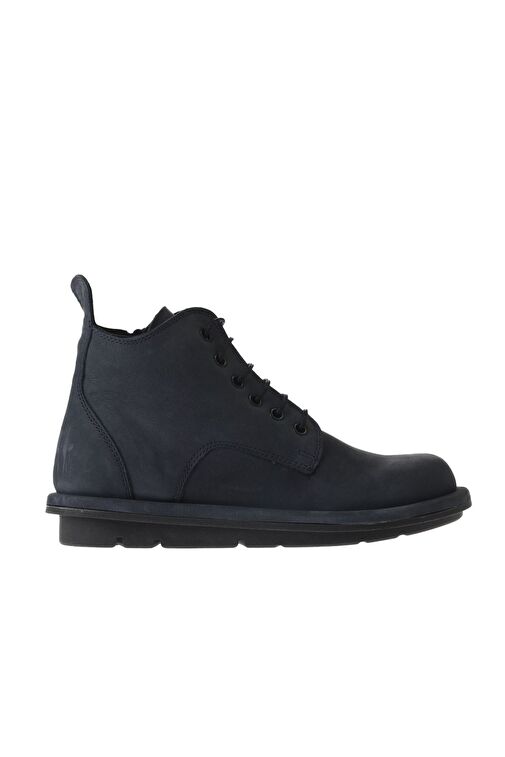 Bueno Shoes Mavi Nubuk Kadın Düz Bot 01wv7504 - Görsel 3