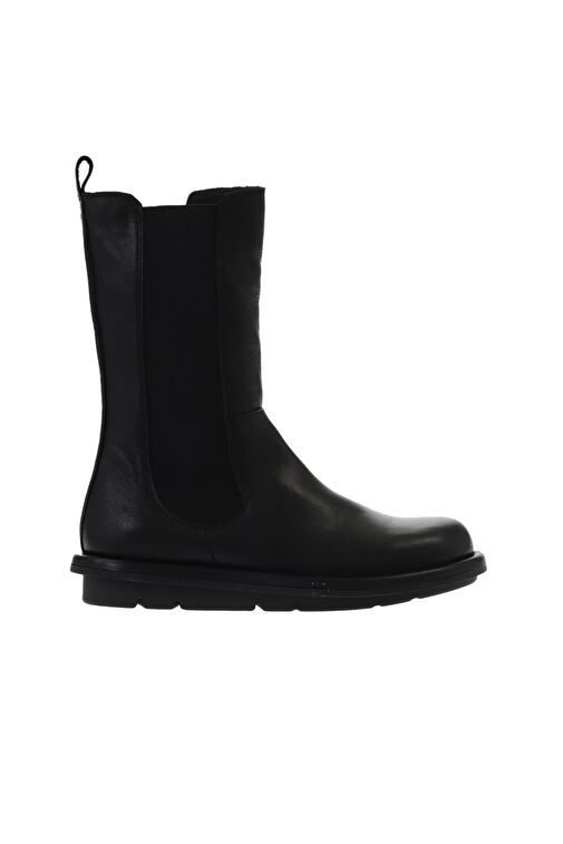 Bueno Shoes Siyah Deri Kadın Düz Bot 01wv7506 - Görsel 2