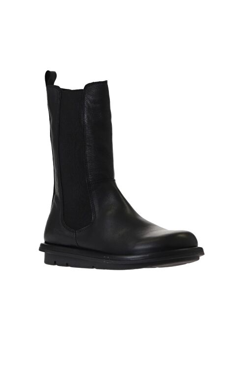 Bueno Shoes Siyah Deri Kadın Düz Bot 01wv7506 - Görsel 3