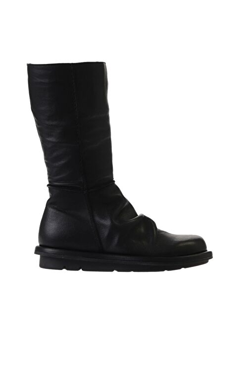 Bueno Shoes Siyah Deri Kadın Düz Bot 01wv7507 - Görsel 2