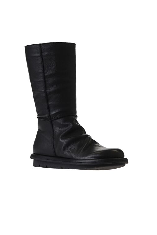 Bueno Shoes Siyah Deri Kadın Düz Bot 01wv7507 - Görsel 3