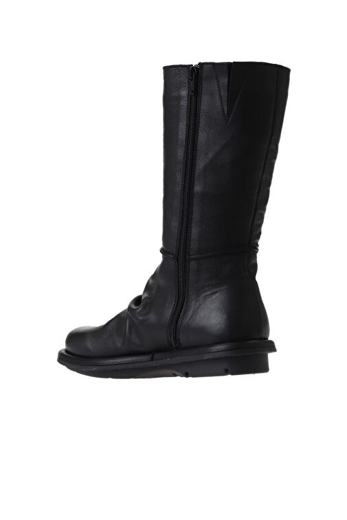 Bueno Shoes Siyah Deri Kadın Düz Bot 01wv7507 - Görsel 5