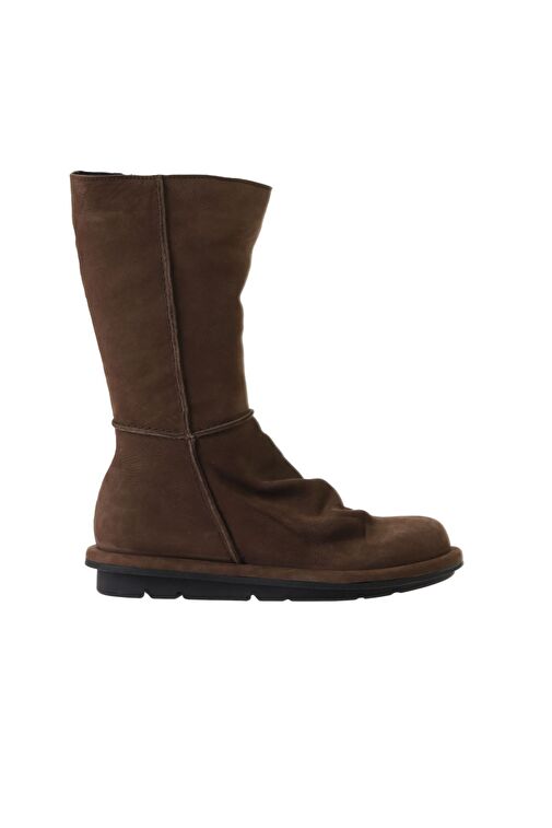 Bueno Shoes Kahverengi Nubuk Kadın Düz Bot 01wv7507 - Görsel 2