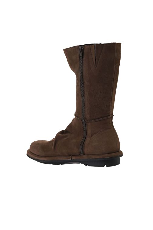 Bueno Shoes Kahverengi Nubuk Kadın Düz Bot 01wv7507 - Görsel 5