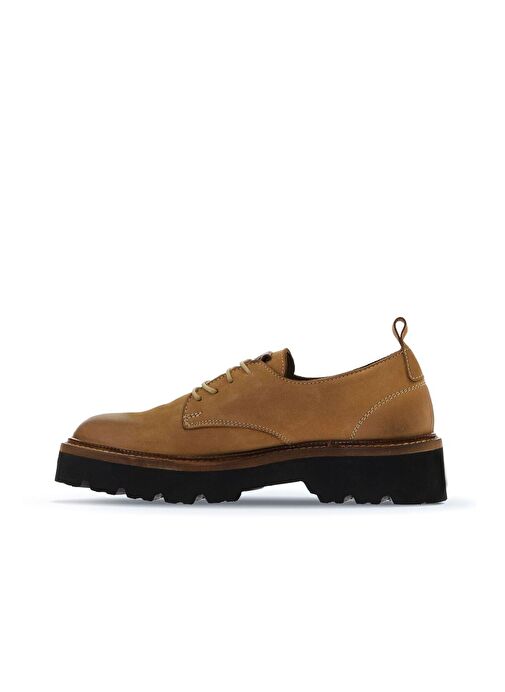 Bueno Shoes Taba Açık Nubuk Kadın Klasik Ayakkabı 01wv9902 - Görsel 5