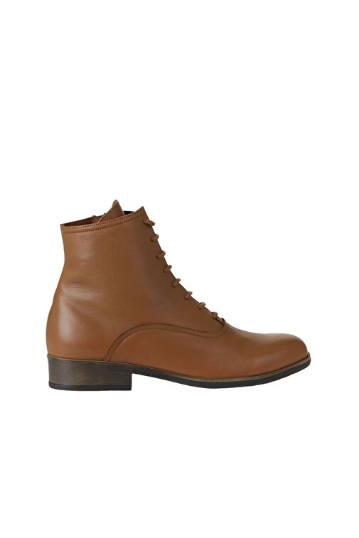 Bueno Shoes Kahverengi Deri Kadın Düz Bot 01wr3303 - Görsel 3