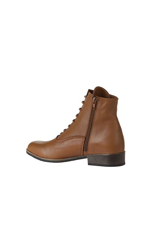 Bueno Shoes Kahverengi Deri Kadın Düz Bot 01wr3303 - Görsel 6