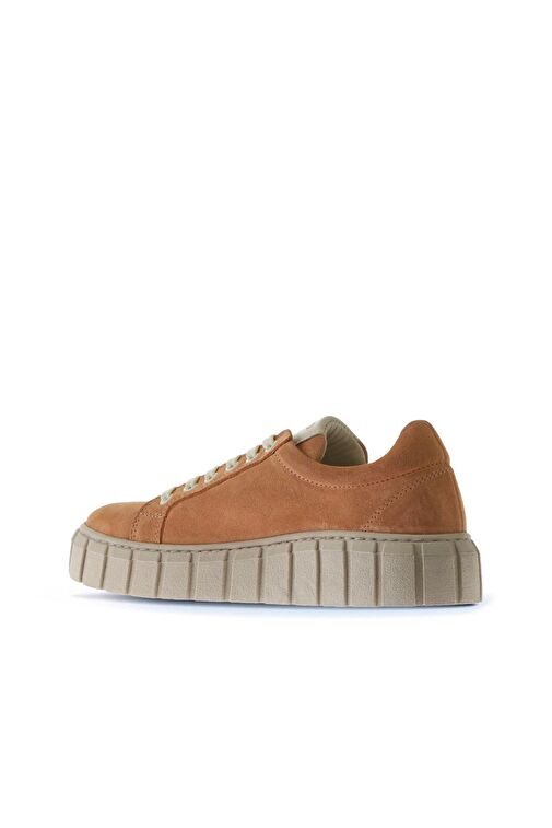 Bueno Shoes Turuncu Süet Kadın Dolgu Topuklu Spor Ayakkabı 01wt3401 - Görsel 6