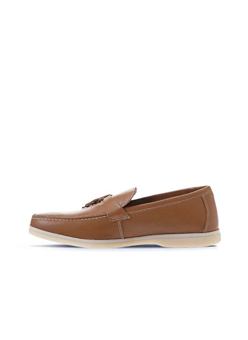 Bueno Shoes Taba Flotter Deri Erkek Loafer 05ms101 - Görsel 5