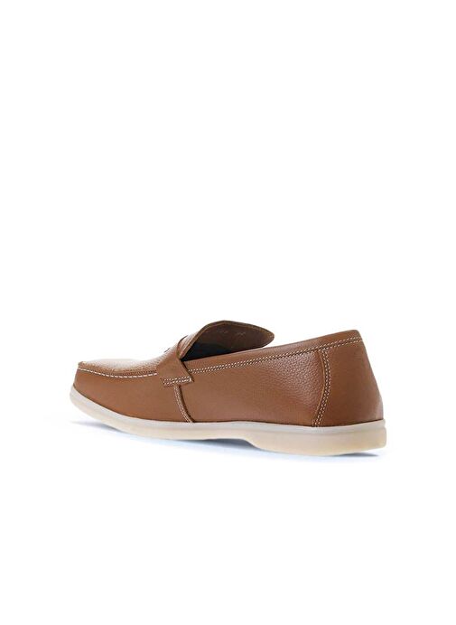 Bueno Shoes Taba Flotter Deri Erkek Loafer 05ms101 - Görsel 6