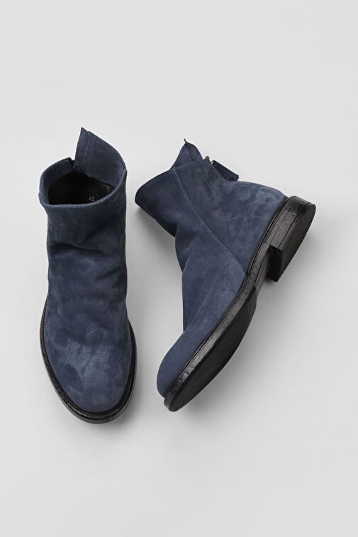 Bueno Shoes Mavi Süet Erkek Bot 01mv9300 - Görsel 3