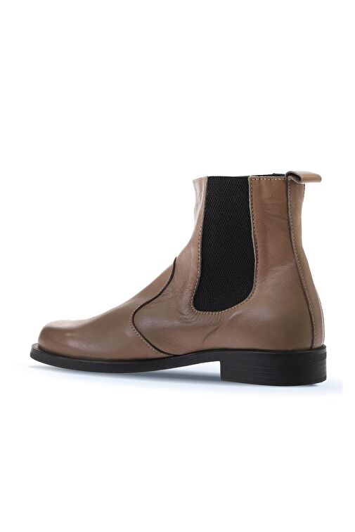 Bueno Shoes Gri Deri Kadın Düz Bot 01wv8601 - Görsel 6