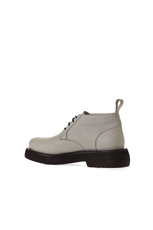 Bueno Shoes Bej Deri Kadın Düz Bot 01wt0503 - Görsel 6