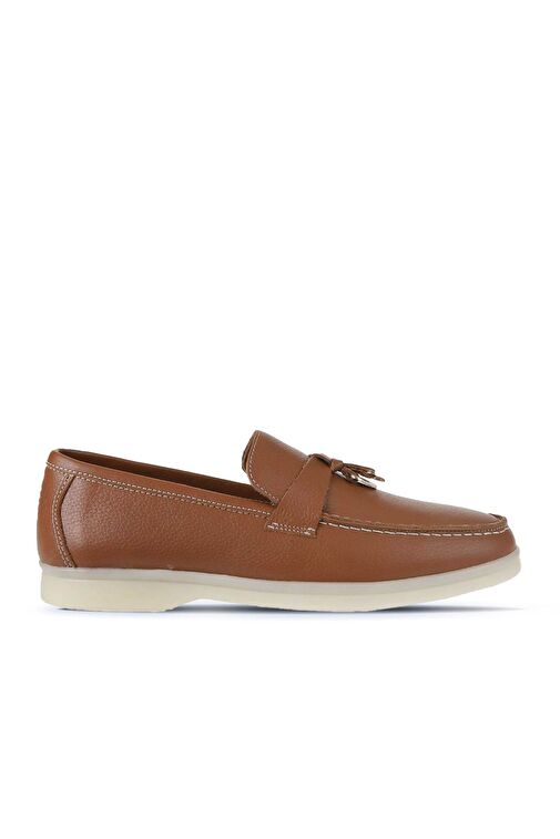 Bueno Shoes Taba Flotter Deri Kadın Loafer 05ws101 - Görsel 3