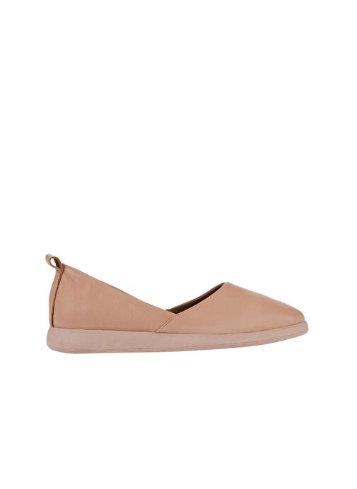 Bueno Shoes Pudra Açık Deri Kadın Düz Babet 01wy1507 - Görsel 3