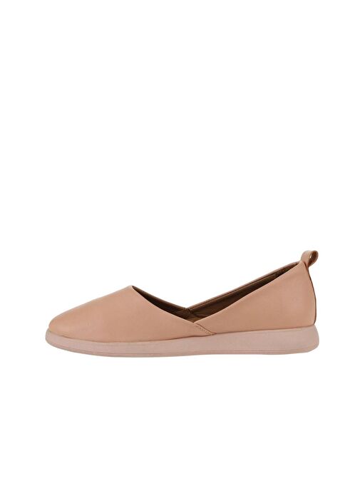 Bueno Shoes Pudra Açık Deri Kadın Düz Babet 01wy1507 - Görsel 5