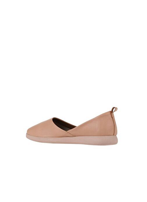 Bueno Shoes Pudra Açık Deri Kadın Düz Babet 01wy1507 - Görsel 6