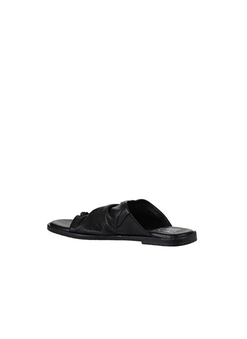 Bueno Shoes Siyah Deri Kadın Parmak Arası Terlik 01wy2003 - Görsel 6