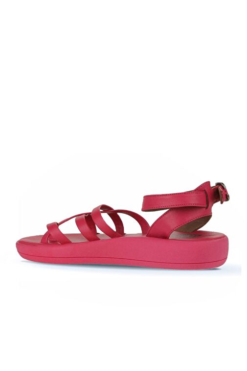 Bueno Shoes Fuşya Deri Kadın Parmak Arası Sandalet 01wy2315 - Görsel 6