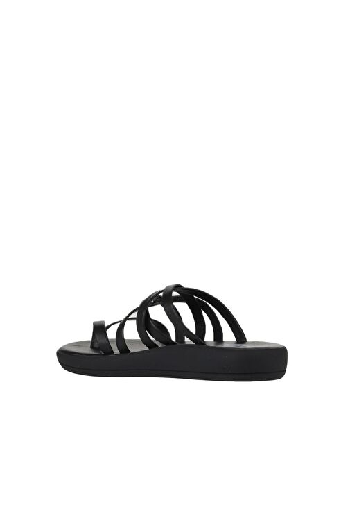 Bueno Shoes Siyah Deri Kadın Parmak Arası Terlik 01wy2317 - Görsel 6