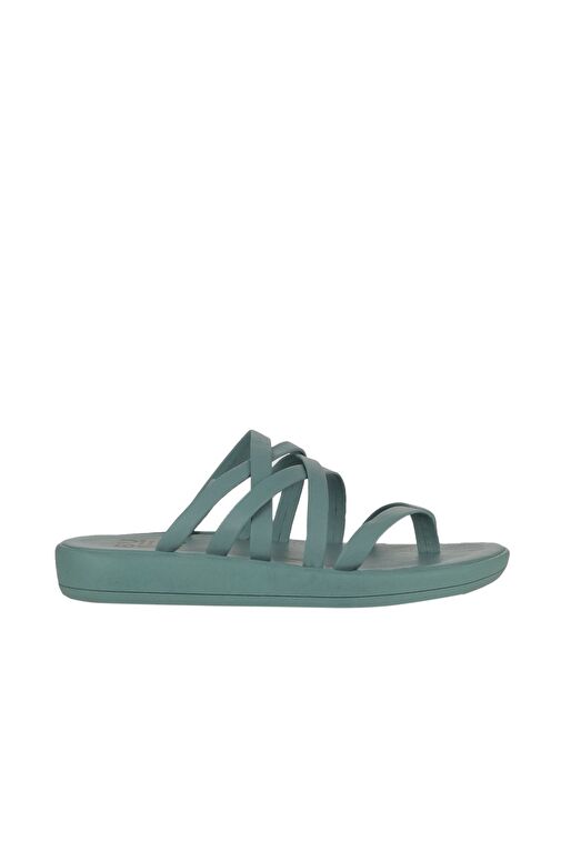 Bueno Shoes Yeşil Açık Deri Kadın Parmak Arası Terlik 01wy2317 - Görsel 3