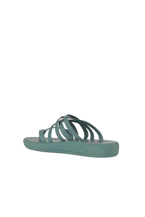 Bueno Shoes Yeşil Açık Deri Kadın Parmak Arası Terlik 01wy2317 - Görsel 6