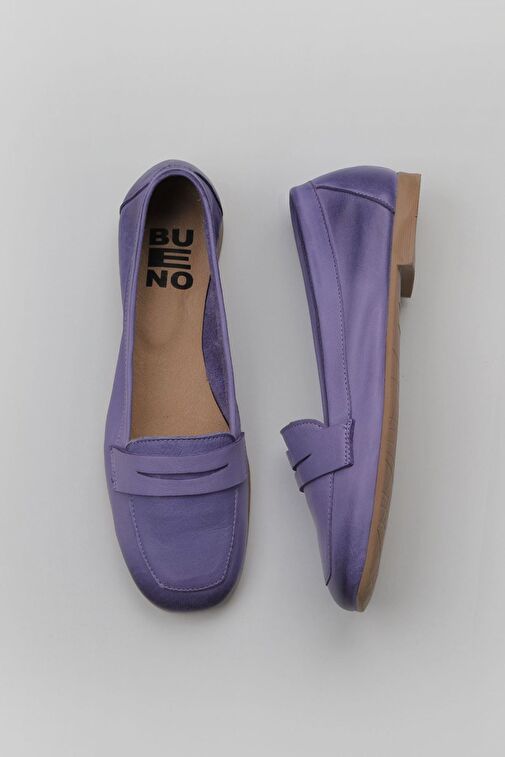 Bueno Shoes Lila Deri Kadın Loafer 01wy0801 - Görsel 2