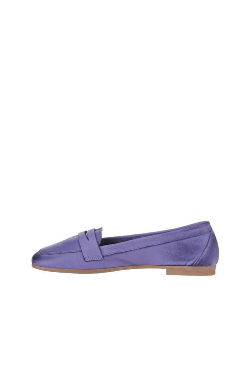 Bueno Shoes Lila Deri Kadın Loafer 01wy0801 - Görsel 5
