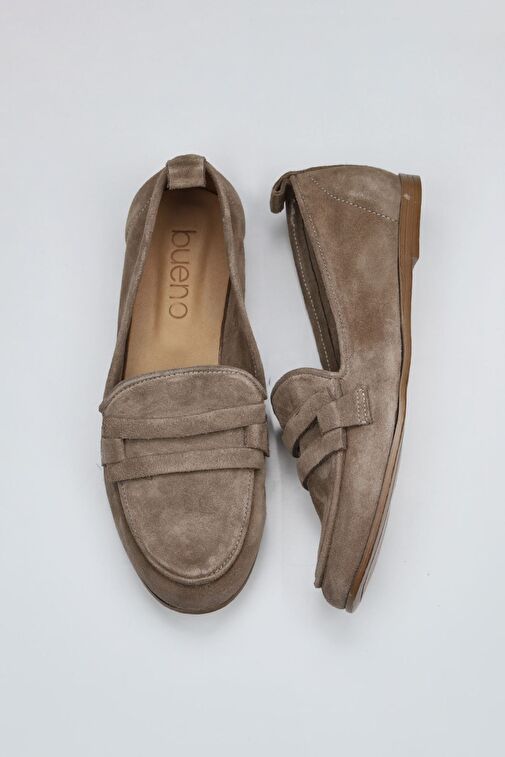Bueno Shoes Vizon Süet Kadın Loafer 01wy6000 - Görsel 2
