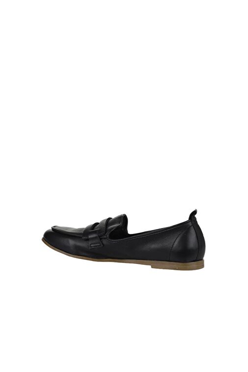 Bueno Shoes Siyah Deri Kadın Loafer 01wy6000 - Görsel 6